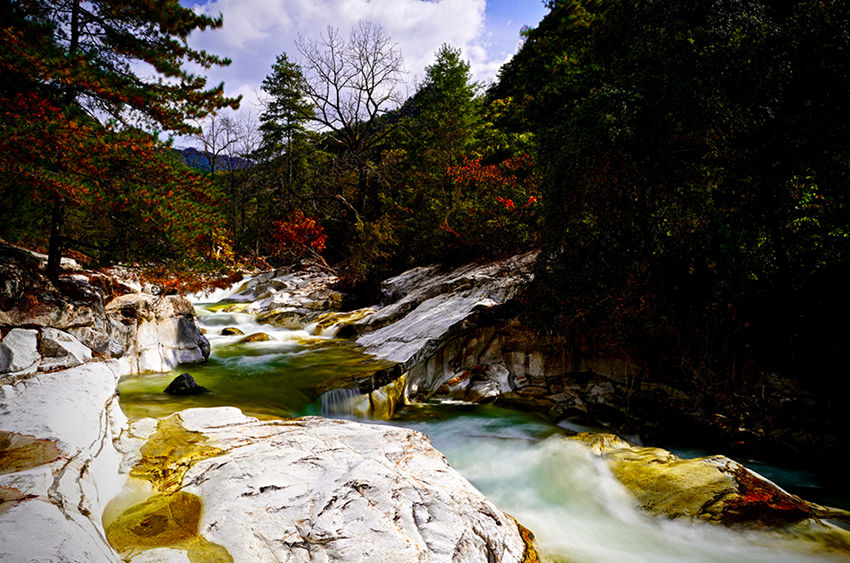 Huangbaiyuan, Shaanxi: il meraviglioso autunno di Qinling 