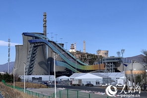 Visita al trampolino di Salto con gli Sci del Parco Olimpico Invernale accanto al Parco Shougang