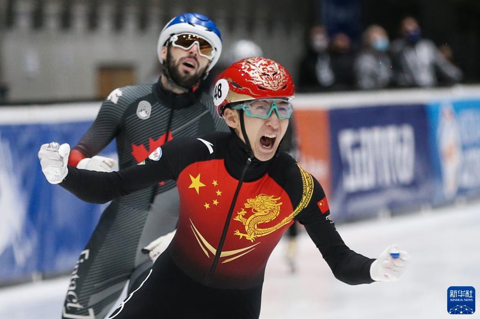 Coppa del mondo di Short Track a Dordrecht: Wu Dajing vince il titolo per i 500m uomini