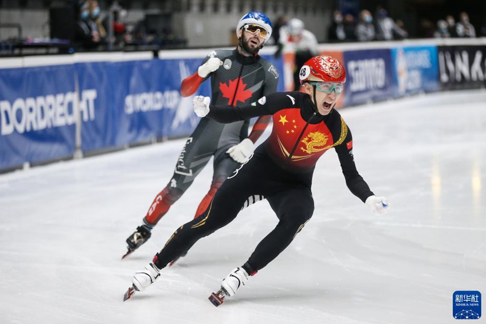 Coppa del mondo di Short Track a Dordrecht: Wu Dajing vince il titolo per i 500m uomini