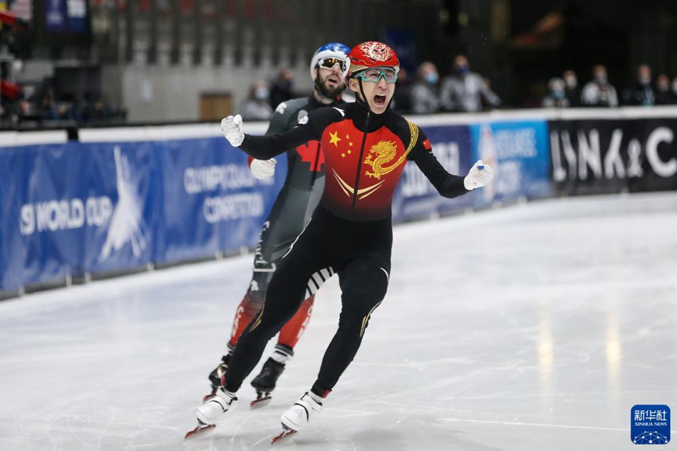 Coppa del mondo di Short Track a Dordrecht: Wu Dajing vince il titolo per i 500m uomini