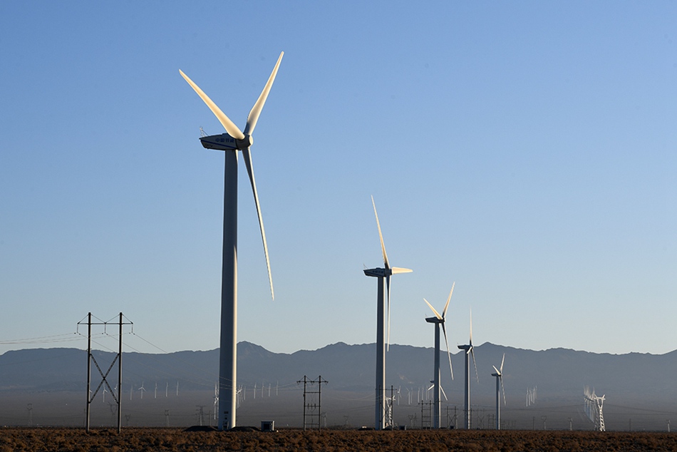 Gansu: progetti di nuova energia rendono verde il deserto del Gobi