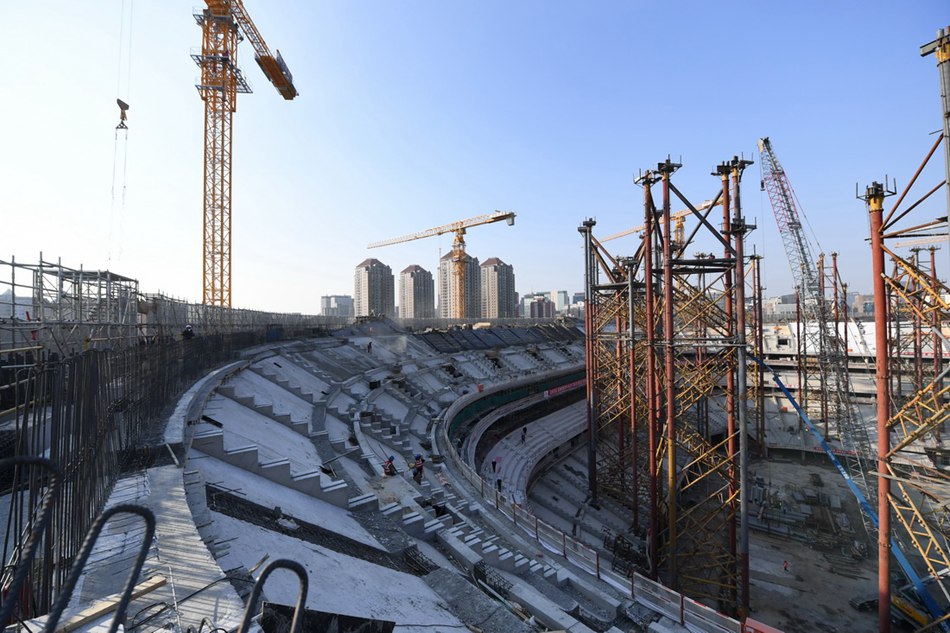 Ultimata la struttura principale del progetto di ristrutturazione e riabilitazione dello Stadio dei Lavoratori di Beijing