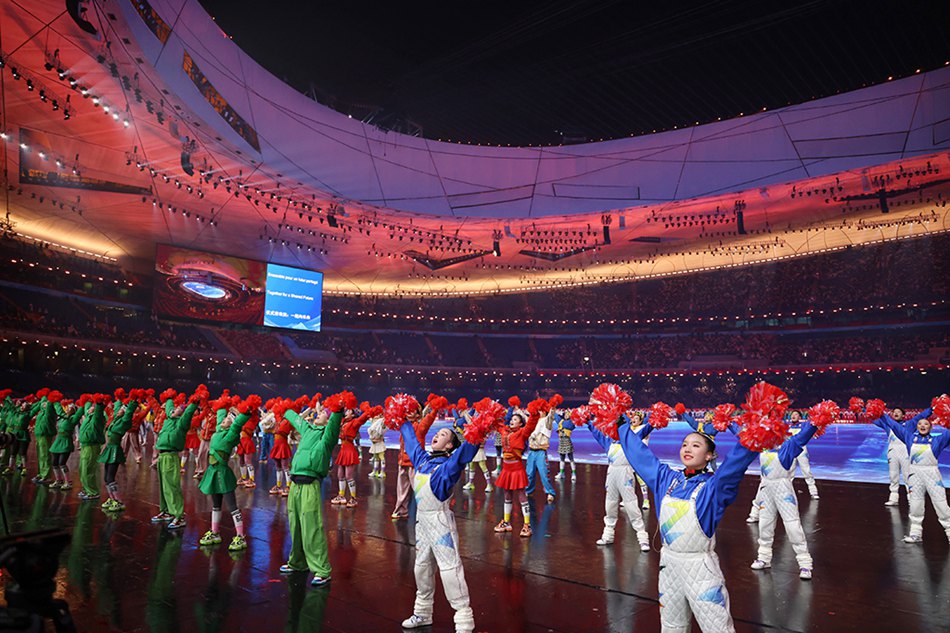 Beijing: prove generali complete per la cerimonia di apertura delle Olimpiadi Invernali 2022