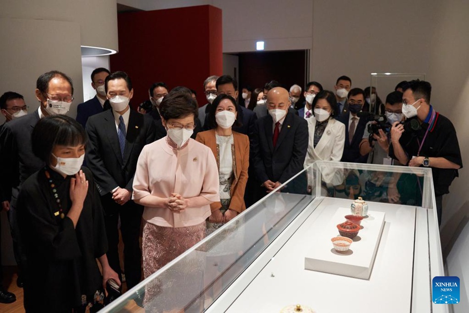 Cerimonia di apertura del Museo del Palazzo di Hong Kong