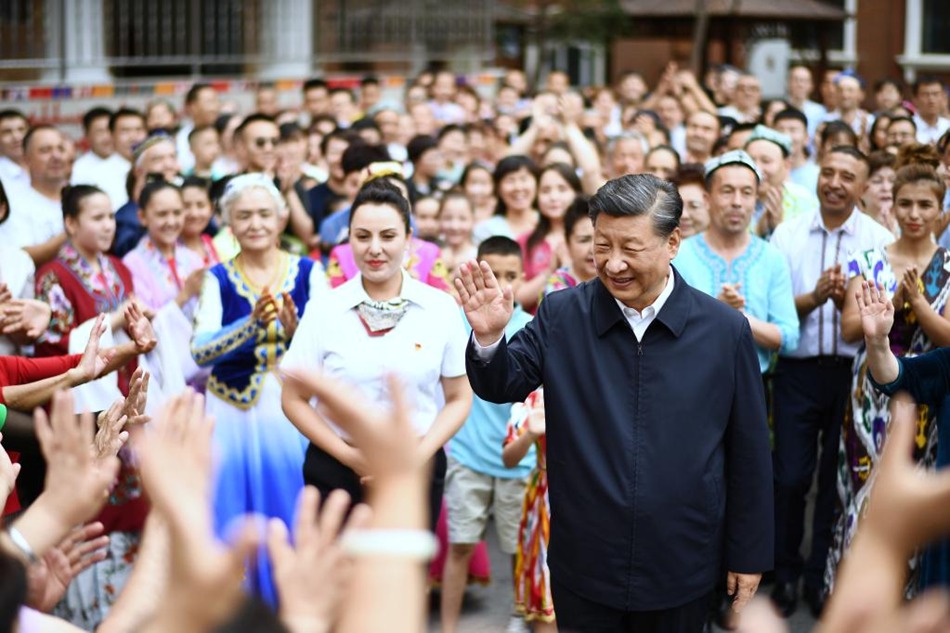 Xi Jinping in visita a Urumqi, Xinjiang