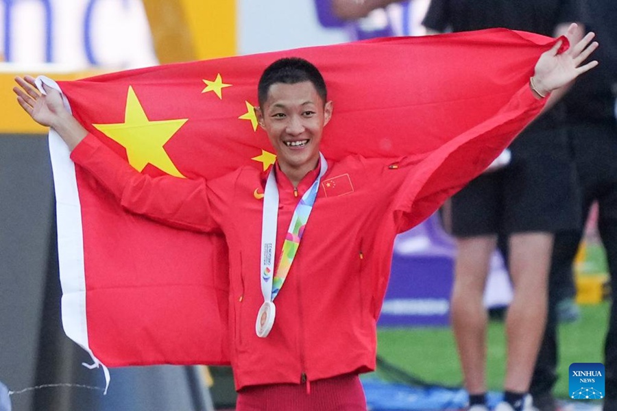 Cina: Wang Jianan vince il primo oro della squadra cinese ai Mondiali di atletica leggera del 2022