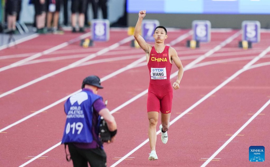 Cina: Wang Jianan vince il primo oro della squadra cinese ai Mondiali di atletica leggera del 2022