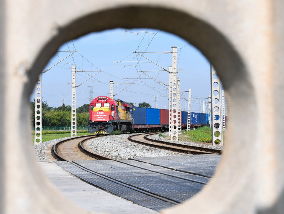 Arriva a Xi'an il treno China-Europe Railway Express per le materie prime dei medicinali cinesi