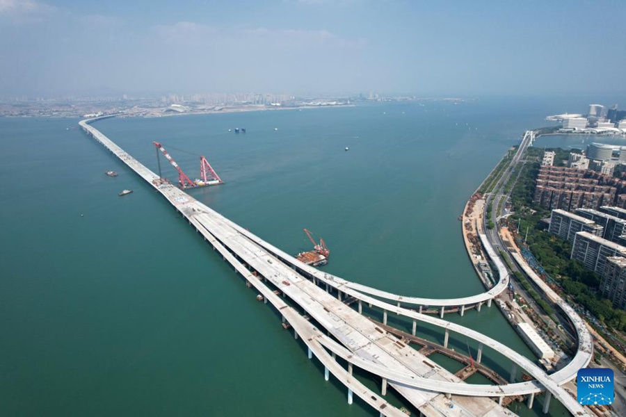 Fujian: completata la costruzione del ponte Xiang'an di 12 chilometri