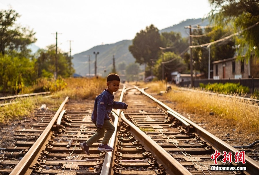 Beijing: la Stazione ferroviaria di Datai diventata un'attrazione turistica durante la festa nazionale cinese