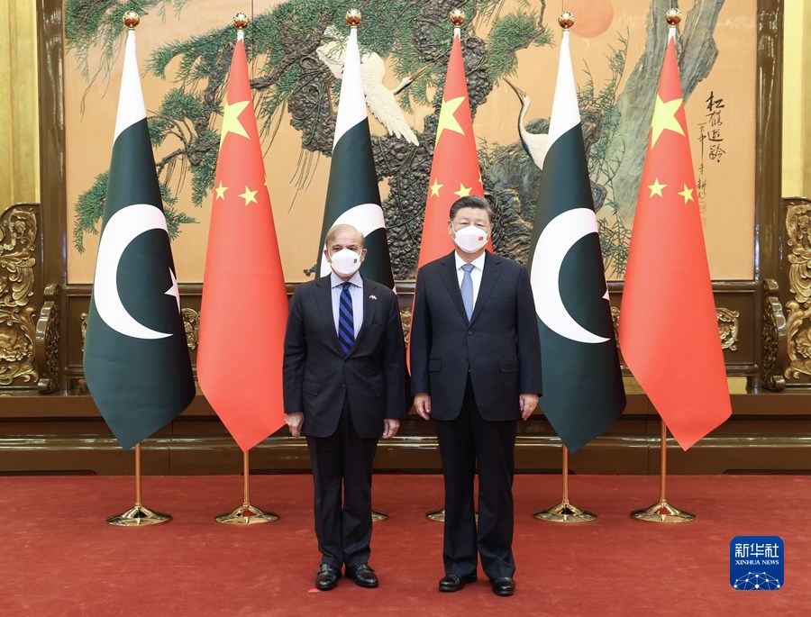 Incontro tra Xi Jinping e il primo ministro pakistano