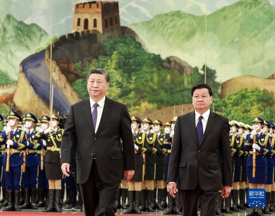 Beijing, colloquio tra Xi Jinping e Thongloun Sisoulith