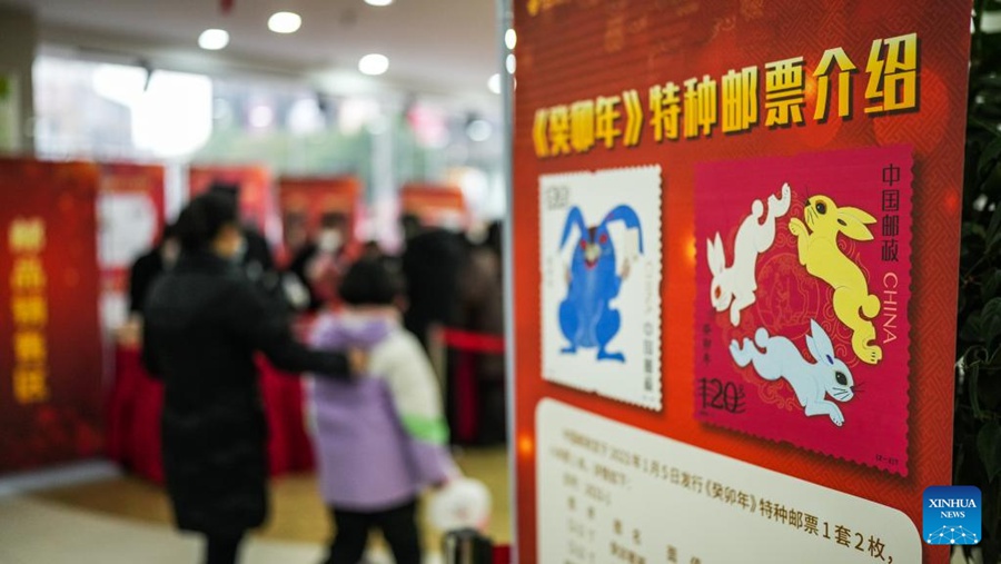 China Post emette francobolli speciali per l'Anno del Coniglio