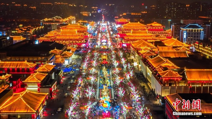 Xi'an, una città che illumina la notte