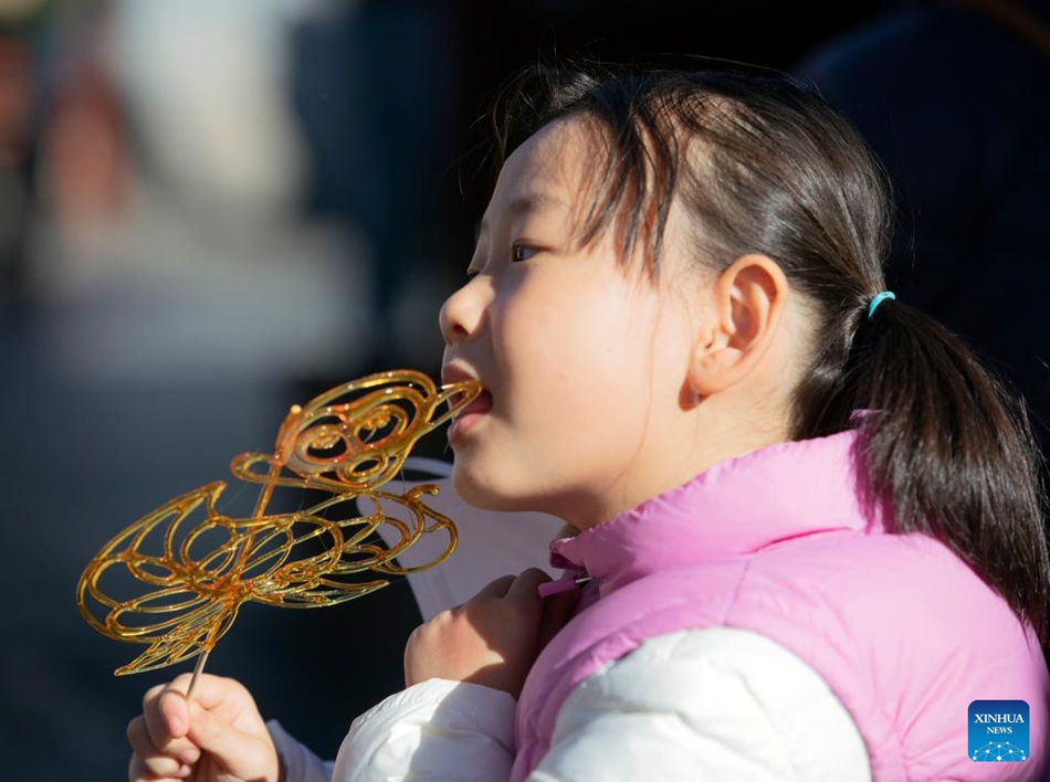 Ultimo giorno delle vacanze della Festa di Primavera a Beijing