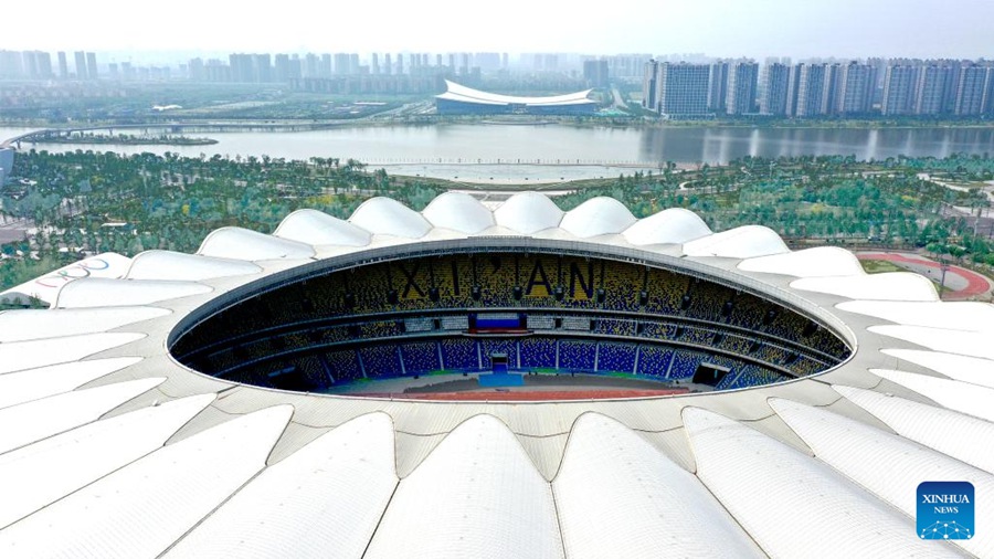 Xi'an: paesaggio circostante il fiume Bahe