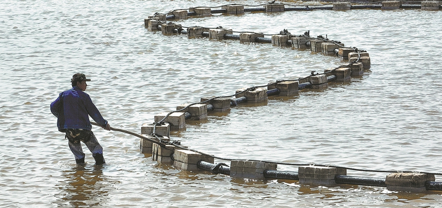 Estrazione primaverile nelle saline dello Hebei