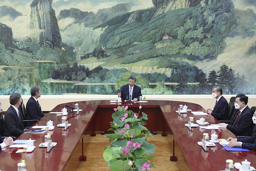 Xi Jinping incontra Anthony Blinken