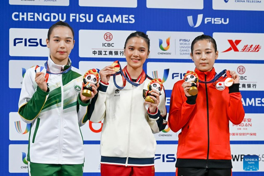 Le competizioni di Wushu delle Universiadi di Chengdu