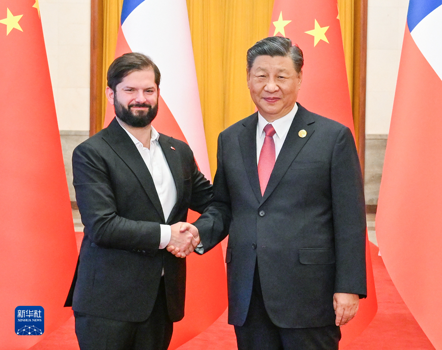 Colloquio fra Xi Jinping e presidente del Cile, Gabriel Boric