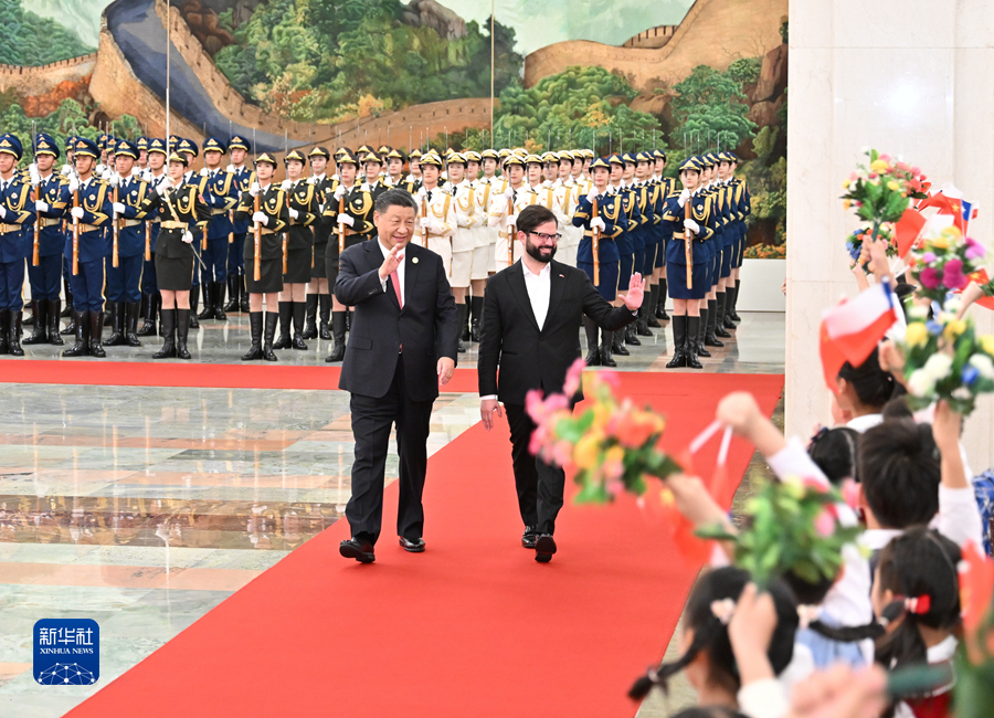 Colloquio fra Xi Jinping e presidente del Cile, Gabriel Boric