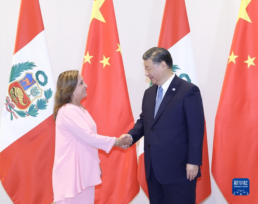 Incontro fra Xi Jinping e la presidente peruviana Dina Boluarte a San Francisco