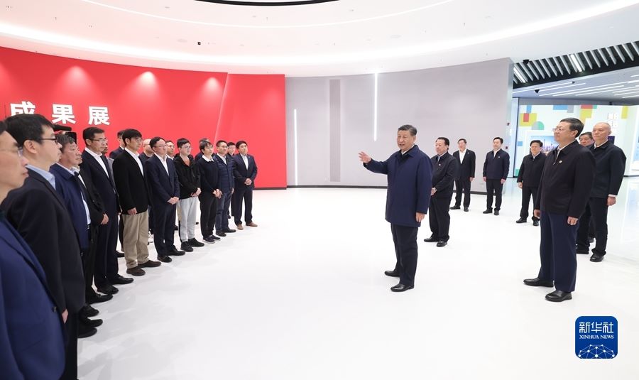 Xi Jinping ispeziona Yancheng, nel Jiangsu, sulla via di ritorno a Beijing