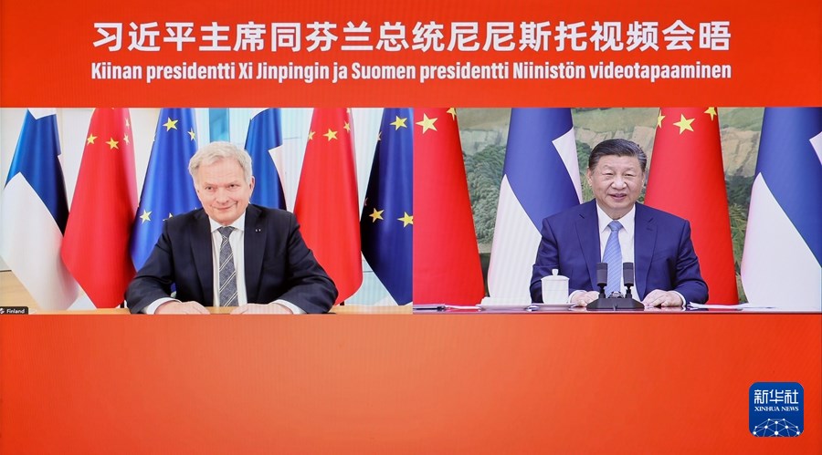 Xi Jinping, videoconferenza con il presidente finlandese Niinist?