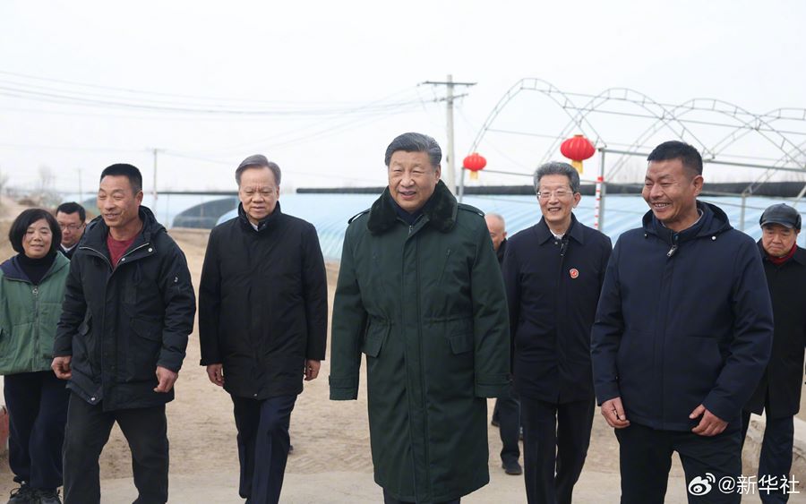 Xi Jinping visita i quadri di base e la popolazione di Tianjin alla vigilia della Festa di Primavera