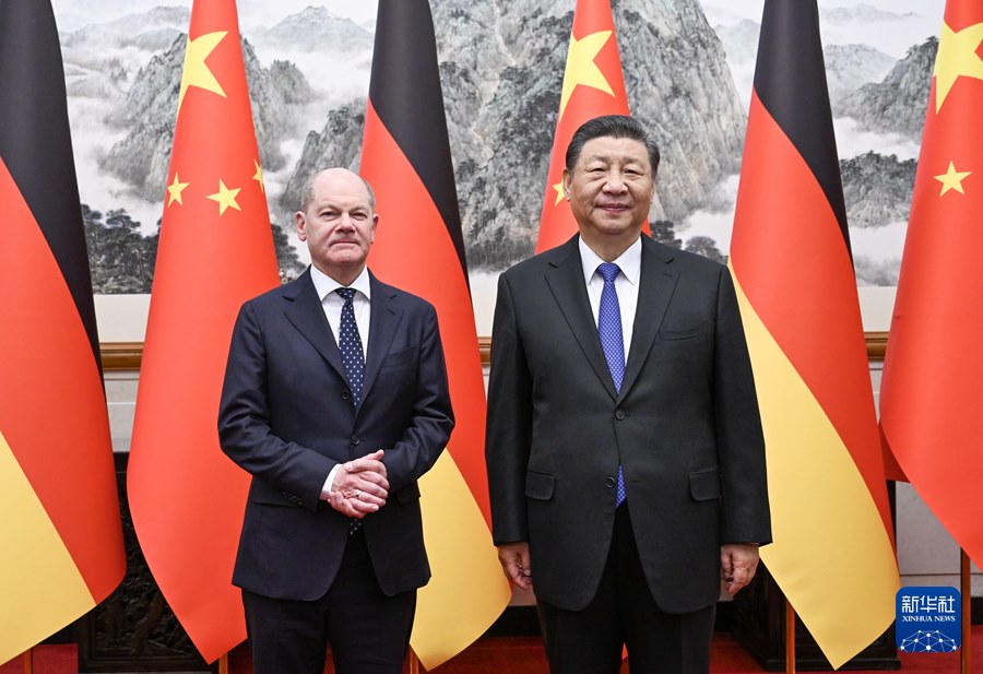 Beijing, incontro tra Xi Jinping e Olaf Scholz