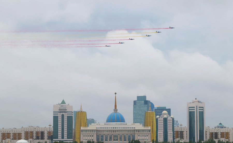 Xi Jinping è arrivato al palazzo presidenziale del Kazakistan