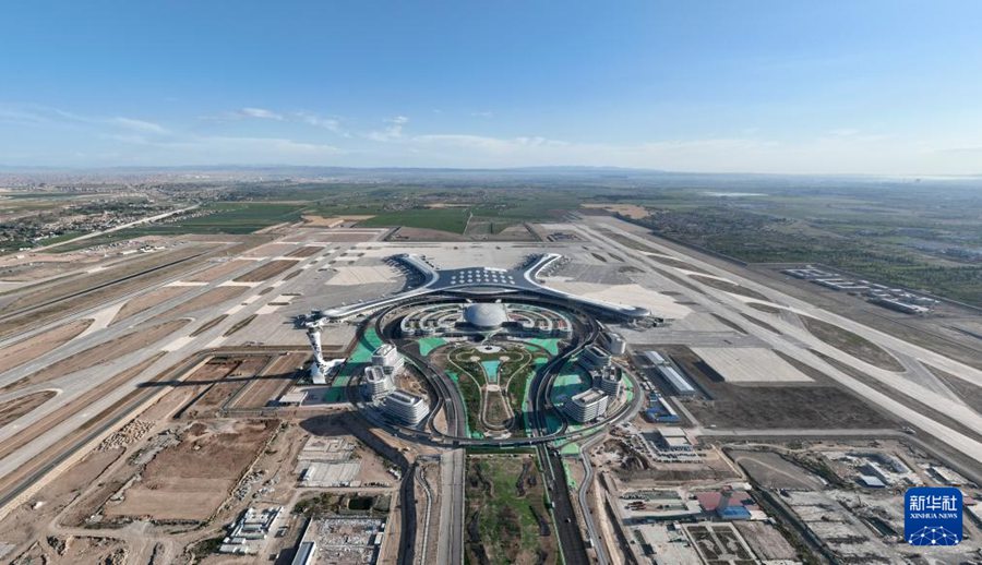 Completata la struttura principale del progetto di ampliamento dell'aeroporto internazionale di Lanzhou Zhongchuan Fase III