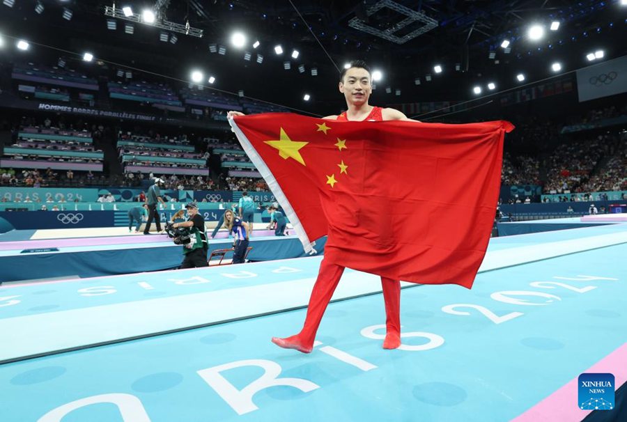 Zou Jingyuan vince la seconda medaglia d'oro della Cina nella ginnastica alle Olimpiadi di Parigi