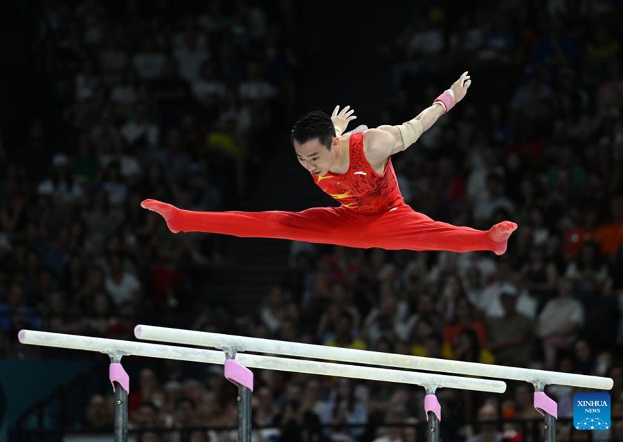 Zou Jingyuan vince la seconda medaglia d'oro della Cina nella ginnastica alle Olimpiadi di Parigi