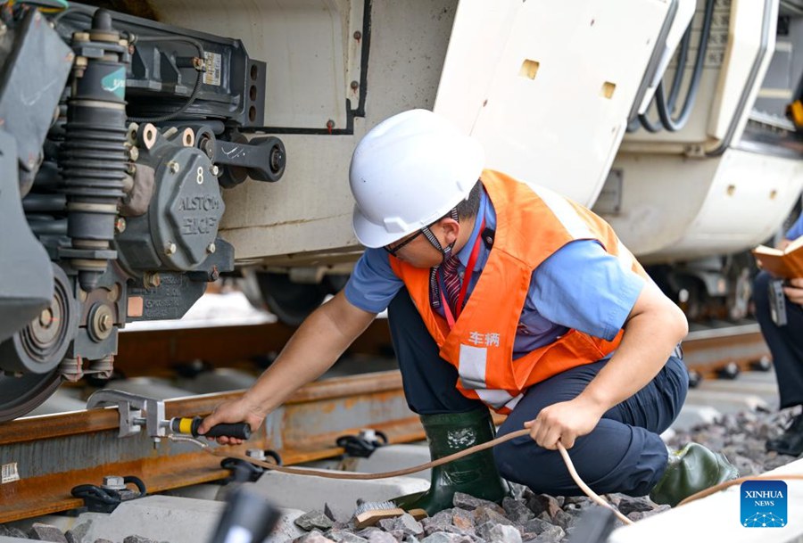 Esercitazione di simulazione di guasto condotta sulla ferrovia ad alta velocità Baotou-Yinchuan