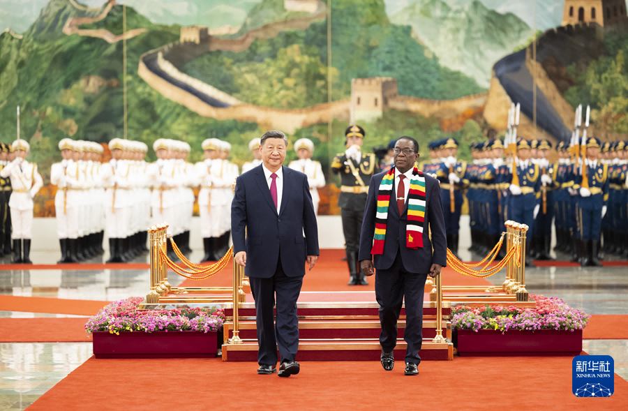 Incontro tra Xi Jinping e il Presidente dello Zimbabwe, Emmerson Dambudzo Mnangagwa