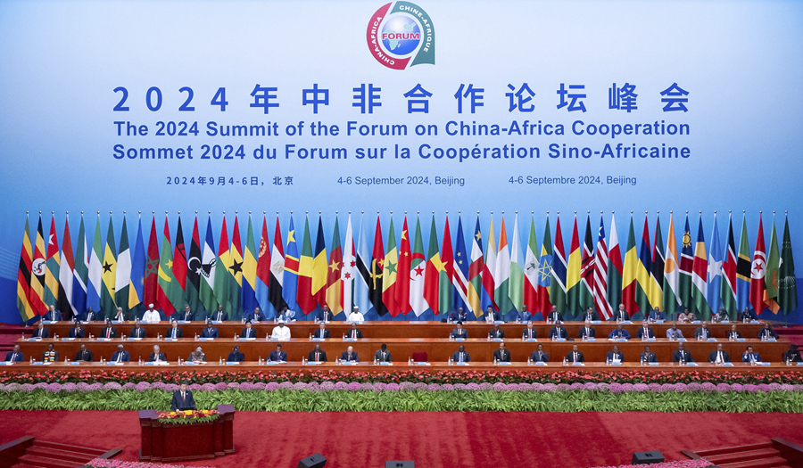 Beijing, discorso di Xi Jinping all'inaugurazione del Summit 2024 del Forum sulla Cooperazione Cina-Africa