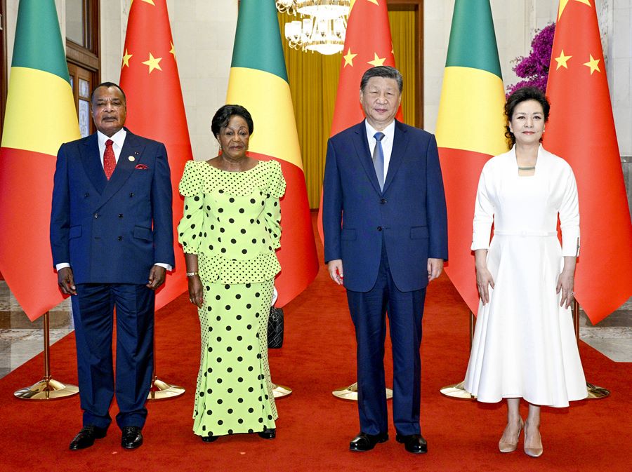 Incontro tra Xi Jinping e il Presidente della Repubblica del Congo, Denis Sassou Nguesso