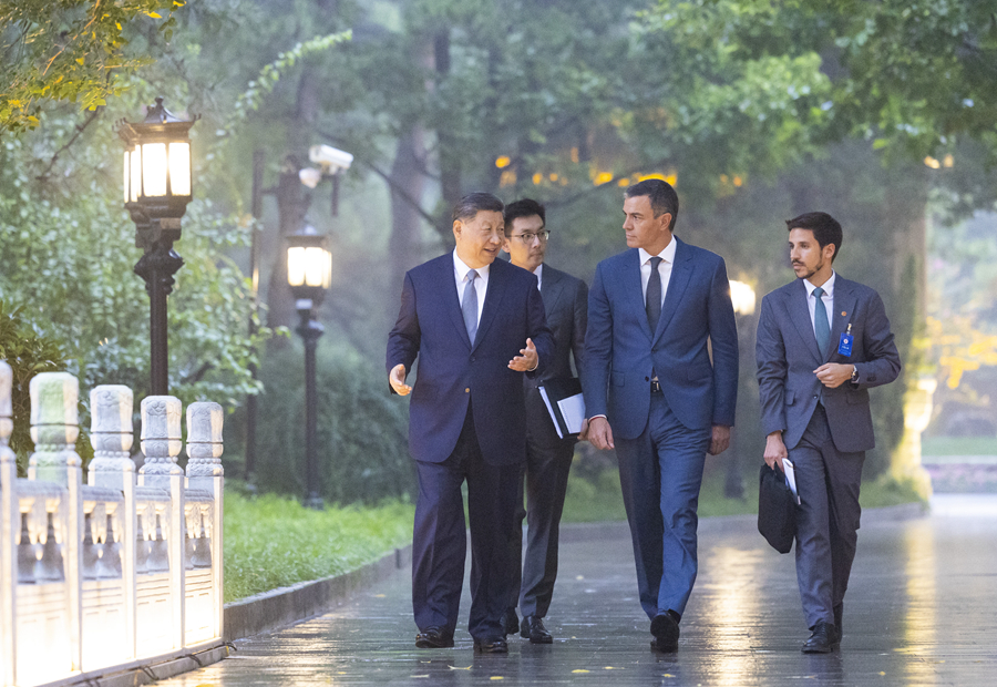 Incontro tra Xi Jinping e il Primo Ministro spagnolo, Pedro Sánchez Pérez-Castejón