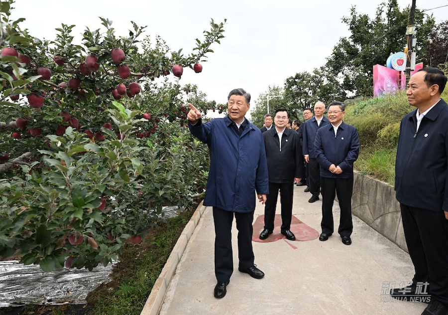 Ispezioni di Xi Jinping a Baoji e a Tianshui