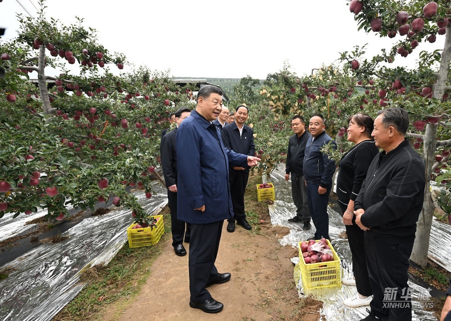 Ispezioni di Xi Jinping a Baoji e a Tianshui