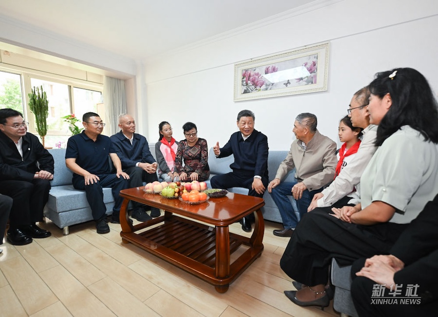 Visita d'ispezione di Xi Jinping a Lanzhou