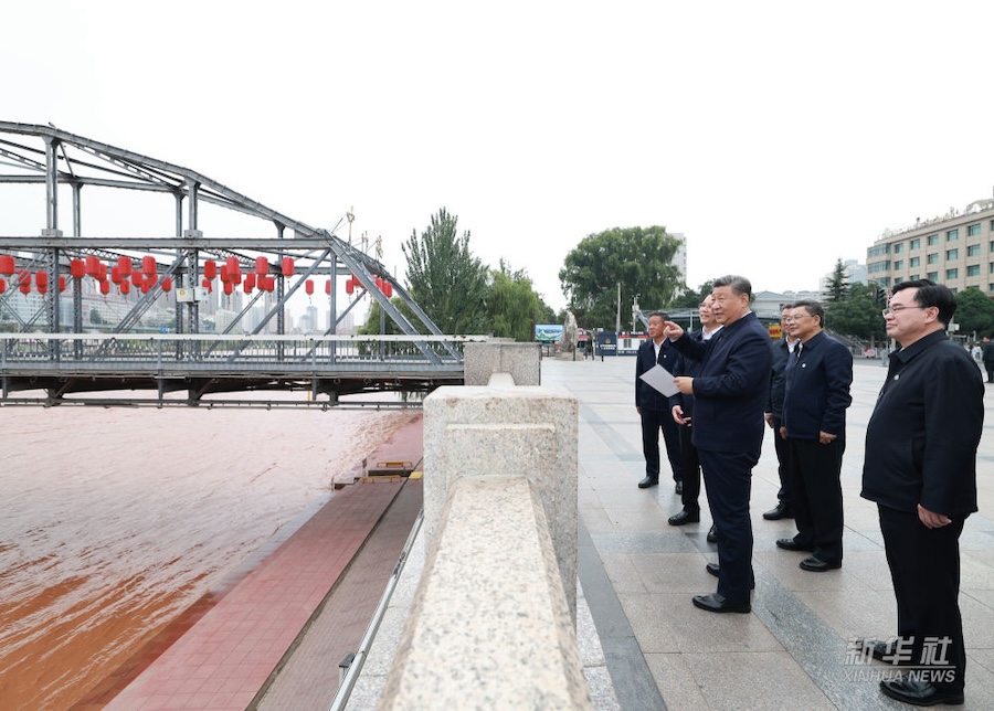 Visita d'ispezione di Xi Jinping a Lanzhou