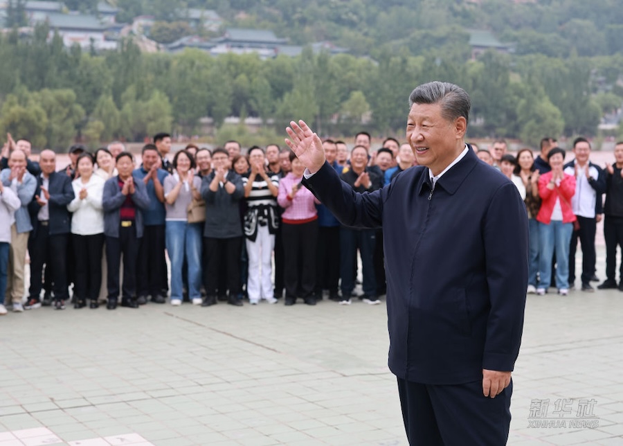 Visita d'ispezione di Xi Jinping a Lanzhou